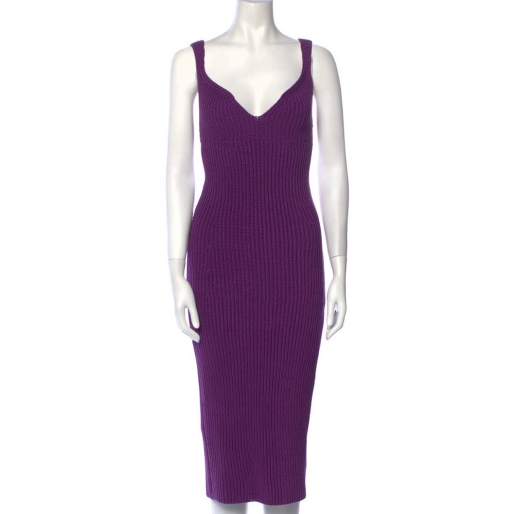Khaite purple knit Dress